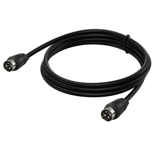 MD DIN 4 Pin Male to Male AC/DC Power Audio Adapter Cable, 0.5m, 1m, 1.5m, 3m, 5m