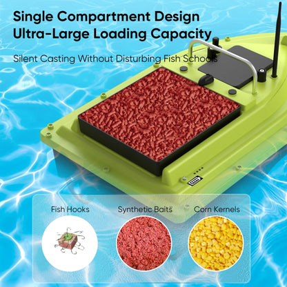 D36 Smart Remote Control Single Compartment Fishing Boat with Sonar Sensor, EU Plug, US Plug, UK Plug
