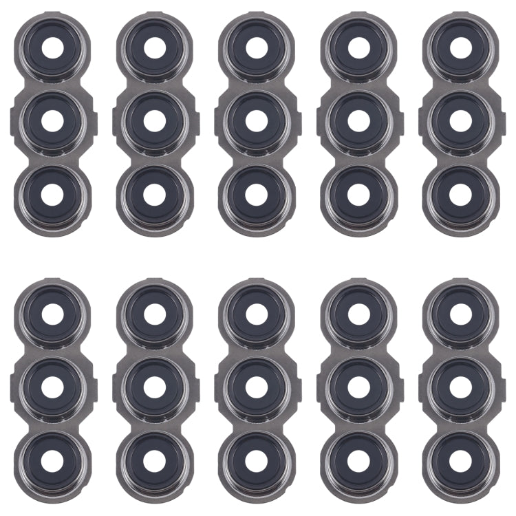 10pcs Rear Camera Lens Cover, For Samsung Galaxy A16 SM-A165F, For Samsung Galaxy A16 5G SM-A166B, For Samsung Galaxy S24 FE SM-S721B, For Samsung Galaxy F55 SM-E556B, For Samsung Galaxy C55 SM-C556B, For Samsung Galaxy M15 SM-M156B
