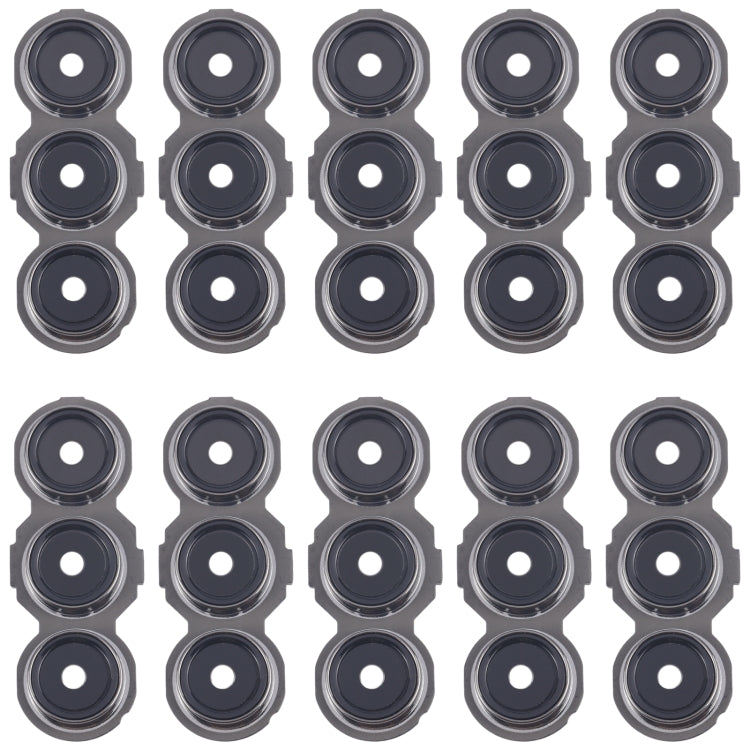 10pcs Rear Camera Lens Cover, For Samsung Galaxy A16 SM-A165F, For Samsung Galaxy A16 5G SM-A166B, For Samsung Galaxy S24 FE SM-S721B, For Samsung Galaxy F55 SM-E556B, For Samsung Galaxy C55 SM-C556B, For Samsung Galaxy M15 SM-M156B