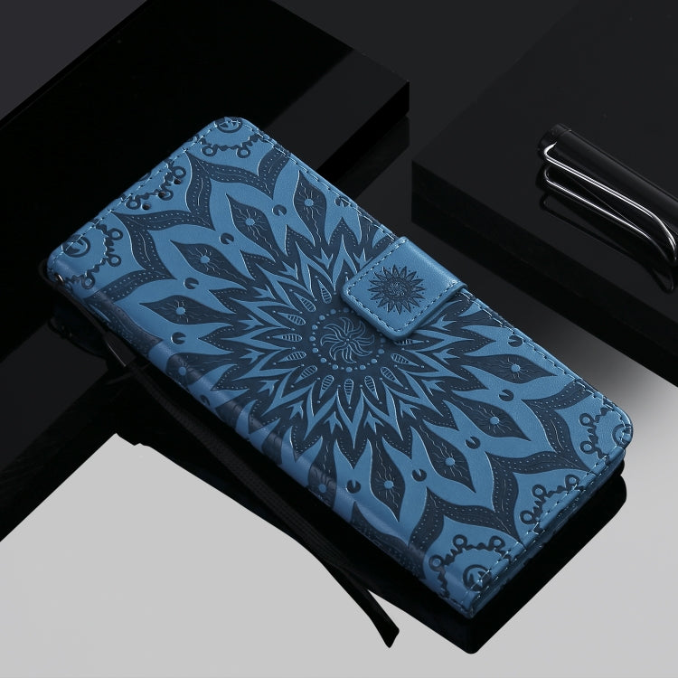 Pressed Printing Sunflower Pattern Horizontal Flip PU Leather Case Holder & Card Slots & Wallet & Lanyard, For iPhone 12 mini, For iPhone 12 / 12 Pro, For iPhone 12 Pro Max, For LG G9, For LG K41S & K51S, For LG K50S