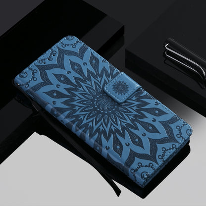 Pressed Printing Sunflower Pattern Horizontal Flip PU Leather Case Holder & Card Slots & Wallet & Lanyard, For iPhone 12 mini, For iPhone 12 / 12 Pro, For iPhone 12 Pro Max, For LG G9, For LG K41S & K51S, For LG K50S