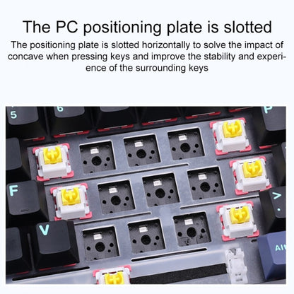 AULA F87 Pro 87 Keys Wired/2.4G/Bluetooth Three Model Customized RGB Mechanical Keyboard