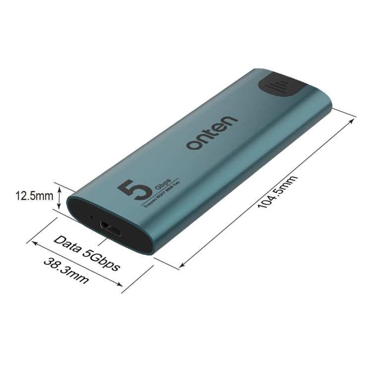 Onten UCA321 5Gbps M.2 M-key NGFF SSD Enclosure, Onten UCA321