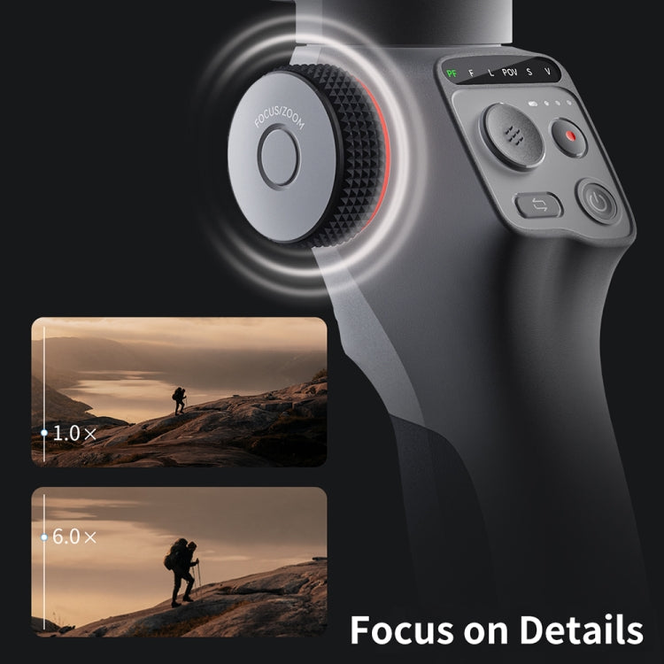 FUNSNAP Capture 5 Professional 3-Axis Handheld Gimbal Phone Live Stabilizer, Capture 5 Combo