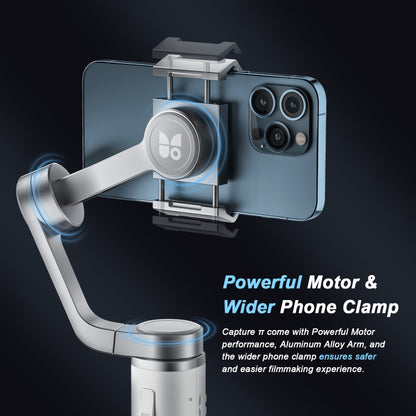 FUNSNAP Capture π Aluminum Alloy Arm 3-Axis Handheld Phone Gimbal, Capture π Basic, Capture π Combo