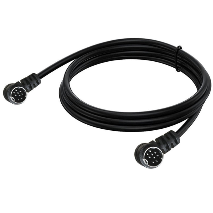Double Curved mini DIN 9 Pin TV Audio Adapter Cable, 0.5m, 1.8m, 3m