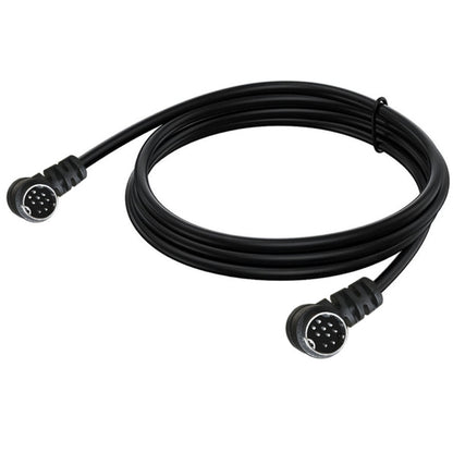 Double Curved mini DIN 9 Pin TV Audio Adapter Cable, 0.5m, 1.8m, 3m