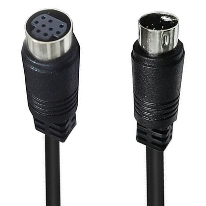 90 Degree mini DIN 9 Pin Male to Female TV Box Adapter Cable, 0.5m, 1.8m, 3m