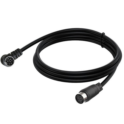 Curved mini DIN 9 Pin Male to Female TV Box Adapter Cable, 0.5m, 1.8m, 3m