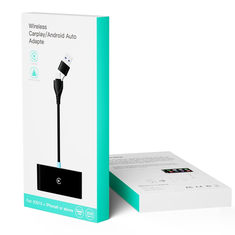 P40 CarPlay and Android Auto Car Connectivity Box Wireless Adapter