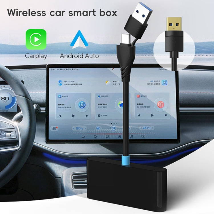 P40 CarPlay and Android Auto Car Connectivity Box Wireless Adapter