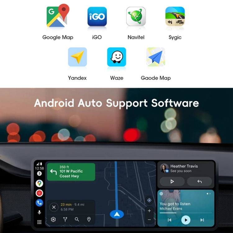 P40 CarPlay and Android Auto Car Connectivity Box Wireless Adapter