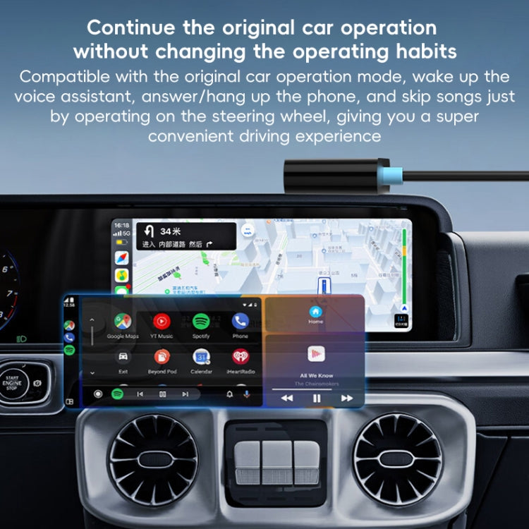 P40 CarPlay and Android Auto Car Connectivity Box Wireless Adapter