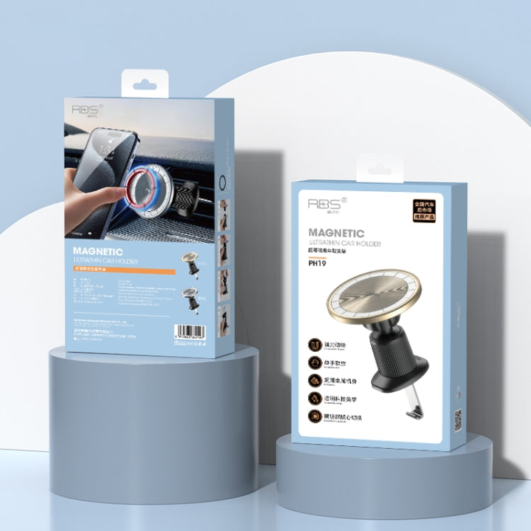 RBS PH19 Ultra-thin Magnetic Car Air Outlet Phone Holder