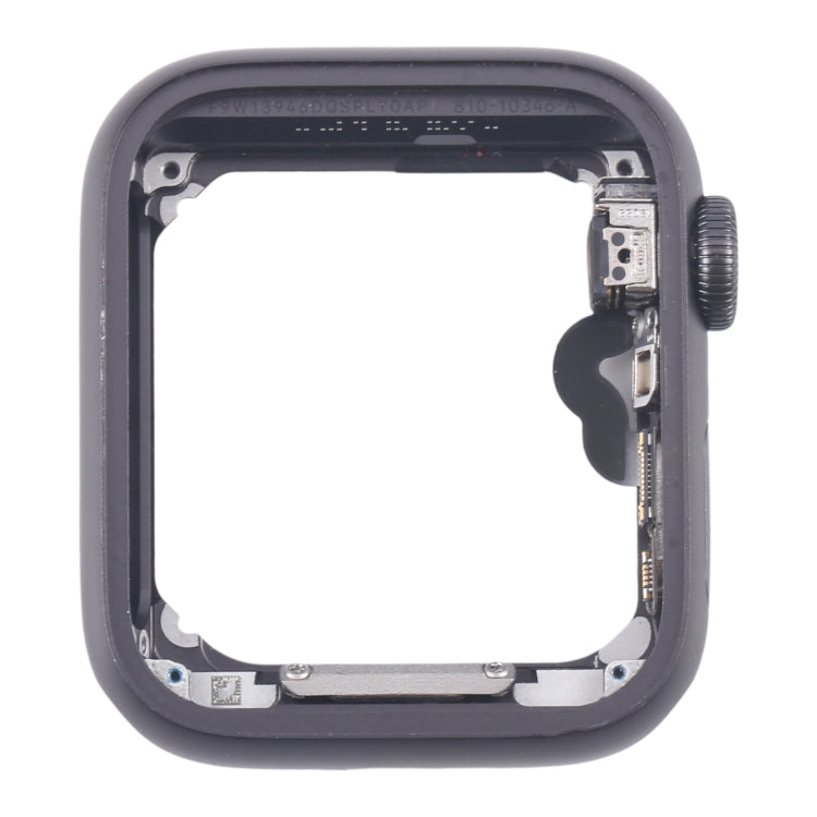 Aluminium Alloy Middle Frame Bezel Plate with Crown Spin Axis Flex Cable, For Apple Watch SE 2020 40MM LTE, For Apple Watch SE 2020 40MM GPS, For Apple Watch Series SE 2020 44MM LTE, For Apple Watch SE 2020 44MM GPS, For Apple Watch Series 5 44MM LTE
