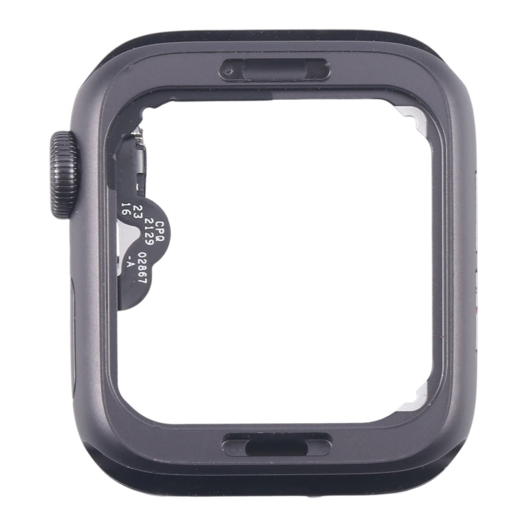Aluminium Alloy Middle Frame Bezel Plate with Crown Spin Axis Flex Cable, For Apple Watch SE 2020 40MM LTE, For Apple Watch SE 2020 40MM GPS, For Apple Watch Series SE 2020 44MM LTE, For Apple Watch SE 2020 44MM GPS, For Apple Watch Series 5 44MM LTE