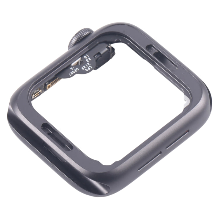 Aluminium Alloy Middle Frame Bezel Plate with Crown Spin Axis Flex Cable, For Apple Watch SE 2020 40MM LTE, For Apple Watch SE 2020 40MM GPS, For Apple Watch Series SE 2020 44MM LTE, For Apple Watch SE 2020 44MM GPS, For Apple Watch Series 5 44MM LTE