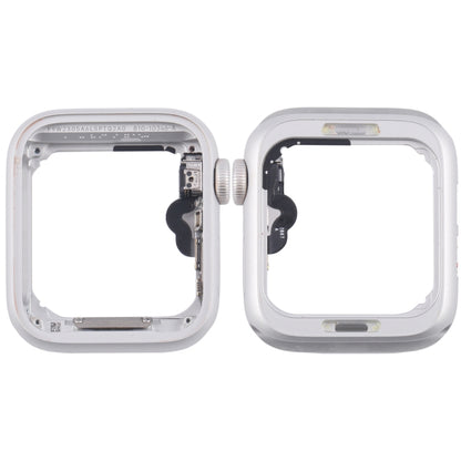 Aluminium Alloy Middle Frame Bezel Plate with Crown Spin Axis Flex Cable, For Apple Watch SE 2020 40MM LTE, For Apple Watch SE 2020 40MM GPS, For Apple Watch Series SE 2020 44MM LTE, For Apple Watch SE 2020 44MM GPS, For Apple Watch Series 5 44MM LTE