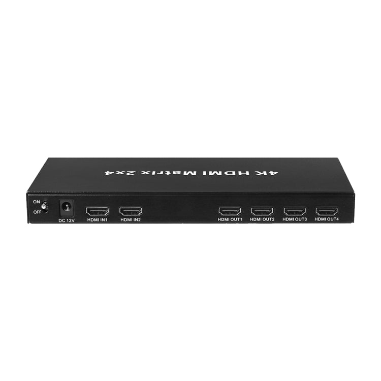Measy MT4324 4K 30Hz 2 In 4 Out HDMI Matrix Switch Support Seamless Switching, EU Plug, US Plug, UK Plug, AU Plug