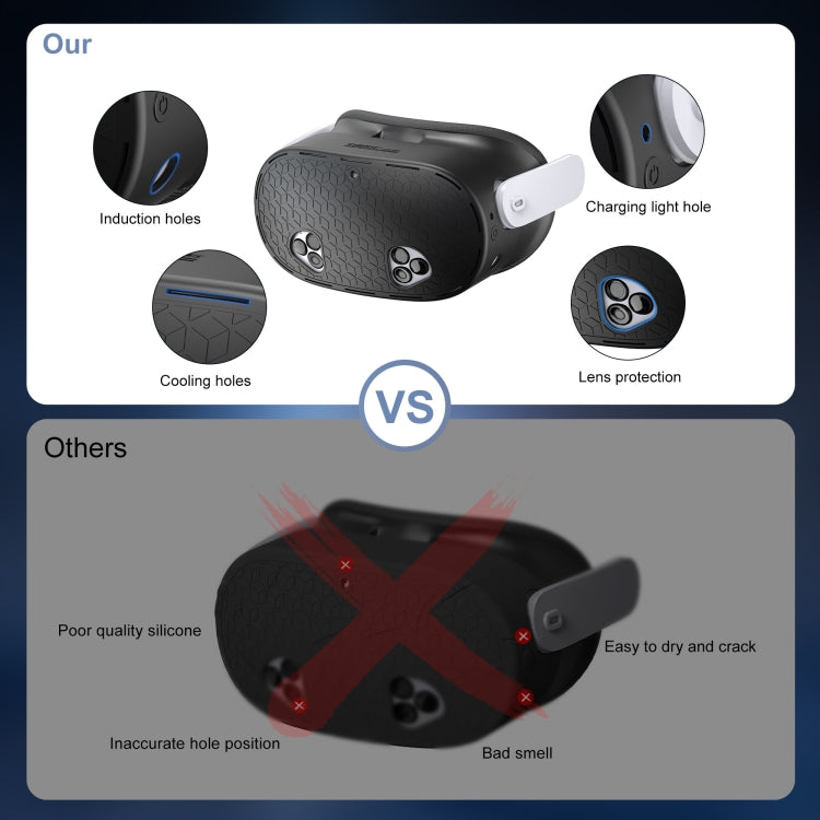 STARTRC GAMES For Meta Quest 3S VR Silicone Protective Cover