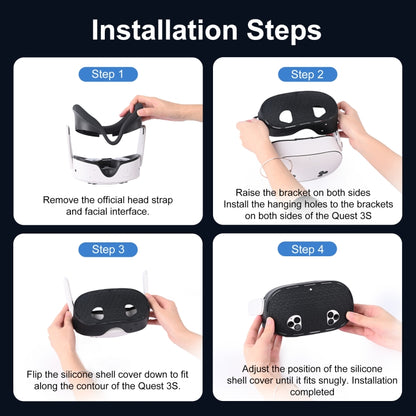 STARTRC GAMES For Meta Quest 3S VR Silicone Protective Cover