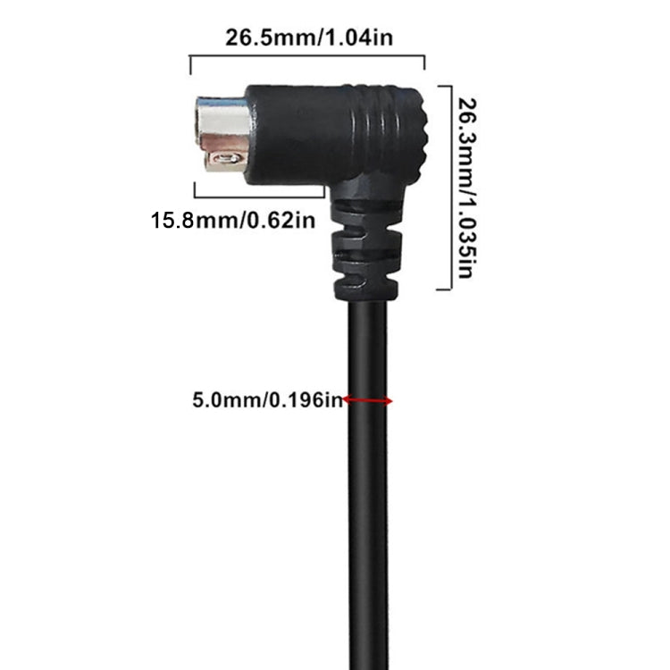 Mini DIN 7 Pin S-Video Core Audio / Video Cable, 1.8m, 3m, 0.5m