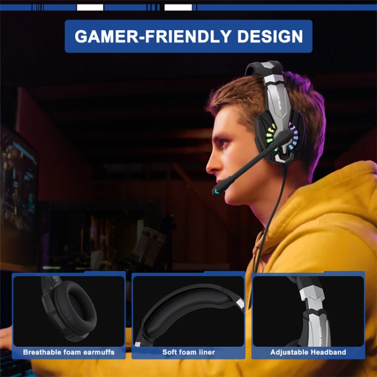 KOTION EACH G9000 Plus On-Ear Gaming Headset with Mic, Length: About 2.1m