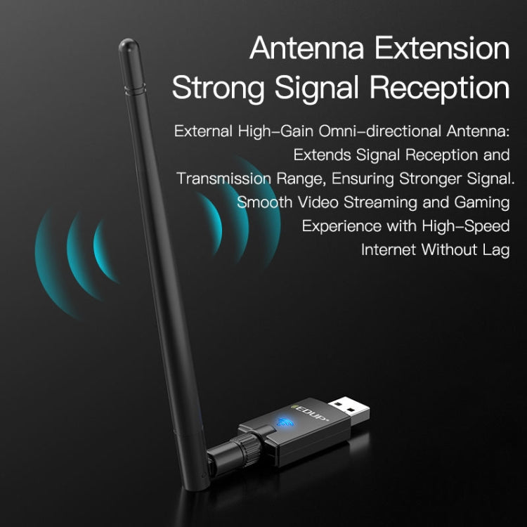EDUP EP-AX900 900Mbps WiFi 6 Bluetooth 5.3 Dual-Band USB Wireless WiFi Adapter, EP-AX900