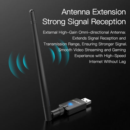 EDUP EP-AX900 900Mbps WiFi 6 Bluetooth 5.3 Dual-Band USB Wireless WiFi Adapter, EP-AX900