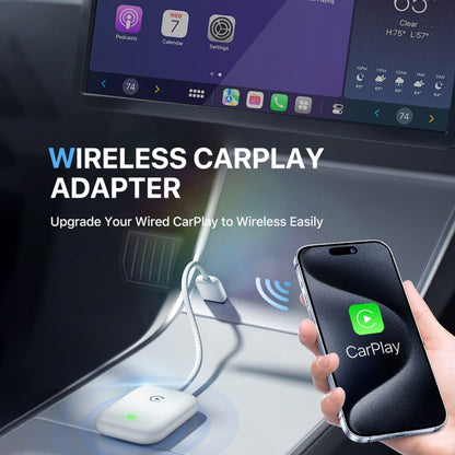 USB Interface Wired to Wireless Car CarPlay Adapter