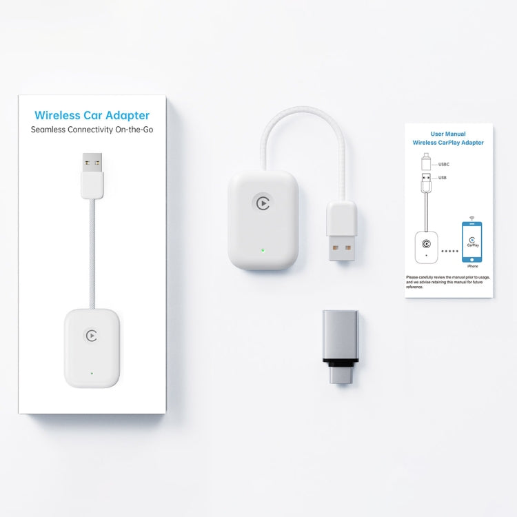 USB Interface Wired to Wireless Car CarPlay Adapter