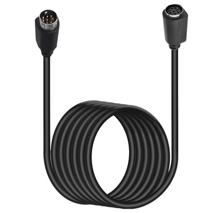 90 Degree mini DIN 8 Pin TV Audio Adapter Cable S-Video TV Box Cable, 0.5m, 1.8m, 3m