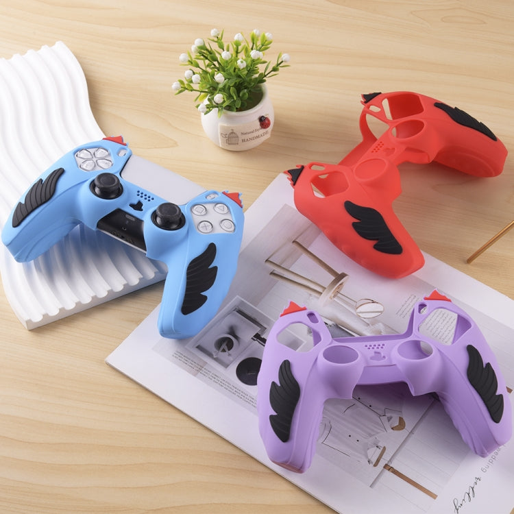 Flame Silicone Gamepad Protective Case, For Sony PS5