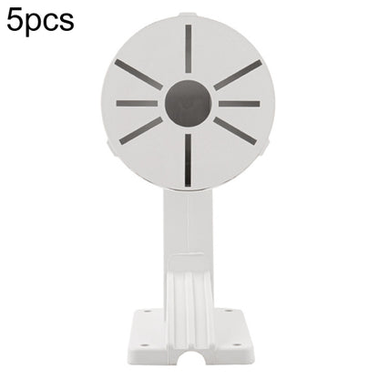 5pcs Universal Plastic Surveillance Camera Hemisphere Wall Mount Bracket, 1258S, 1258B, 1258