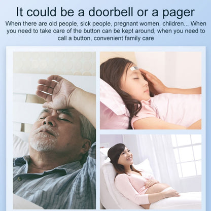 A20 Pro Plug in Free Waterproof Rechargeable Long-distance Wireless Doorbell, A20 Pro (EU Plug)