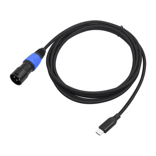 TY015 Type-C Male to XLR Male Stereo Output Audio Cable, 1m, 2m, 3m