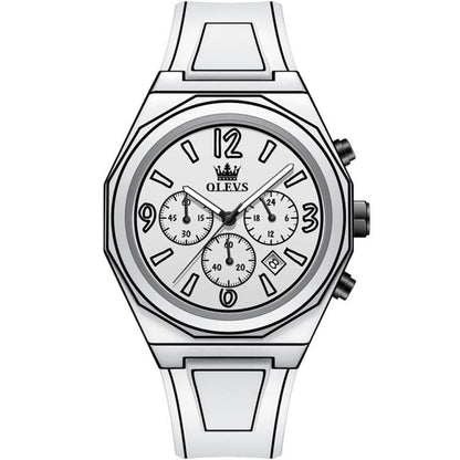 OLEVS 5622 Men Comic Style Multifunctional Luminous Quartz Watch