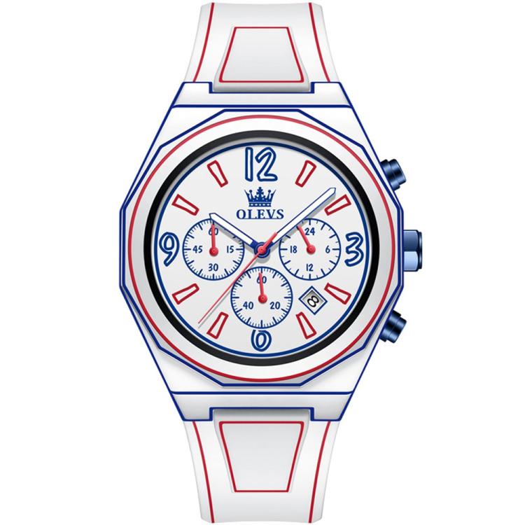 OLEVS 5622 Men Comic Style Multifunctional Luminous Quartz Watch