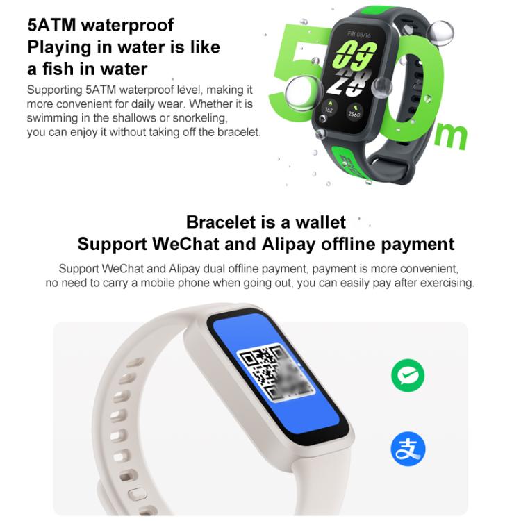 Xiaomi Redmi Band 3 Smart Band, 1.47 inch, Heart Rate / Blood Oxygen Health Monitoring