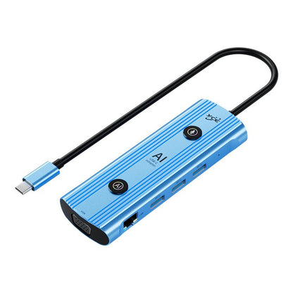 YCE V172 12 in 1 USB-C / Type-C HUB Adapter AI Docking Station, V172