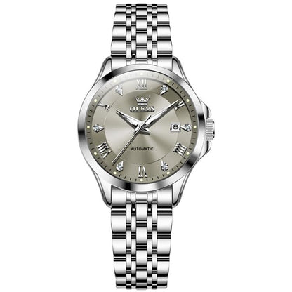 OLEVS 6702 Women Waterproof Luminous Single Calendar Mechanical Watch