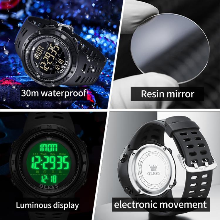OLEVS 1109 Men Multifunctional Smart Sports Waterproof Electronic Watch