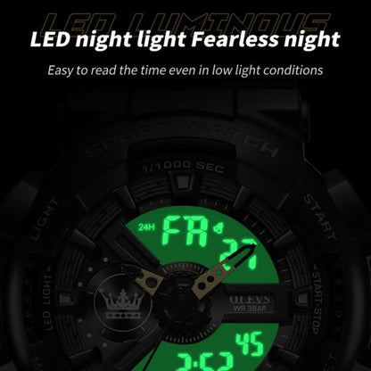 OLEVS 1102 Men Multifunctional Smart Waterproof Electronic Watch