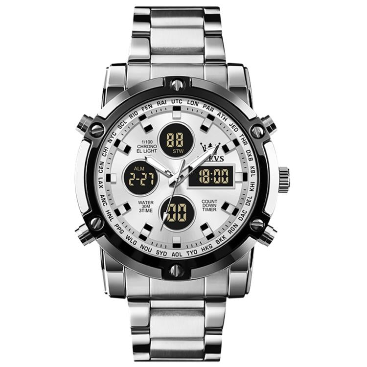 OLEVS 1106 Men Luminous Waterproof Smart Electronic Watch