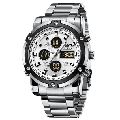 OLEVS 1106 Men Luminous Waterproof Smart Electronic Watch