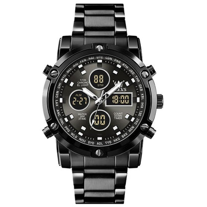OLEVS 1106 Men Luminous Waterproof Smart Electronic Watch