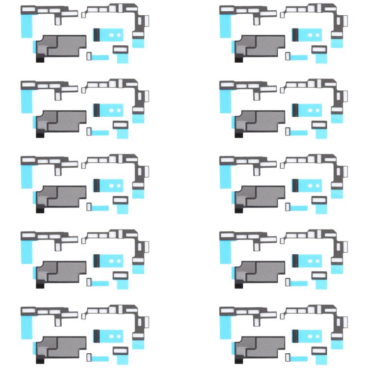 10 PCS/Pack Mainboard Heat Sink Sticker + FPC Sponge Foam Pads, For iPhone 17 Pro Max, For iPhone 17 Pro, For iPhone 17, For iPhone 16 Pro Max, For iPhone 16 Pro, For iPhone 16 Plus, For iPhone 16