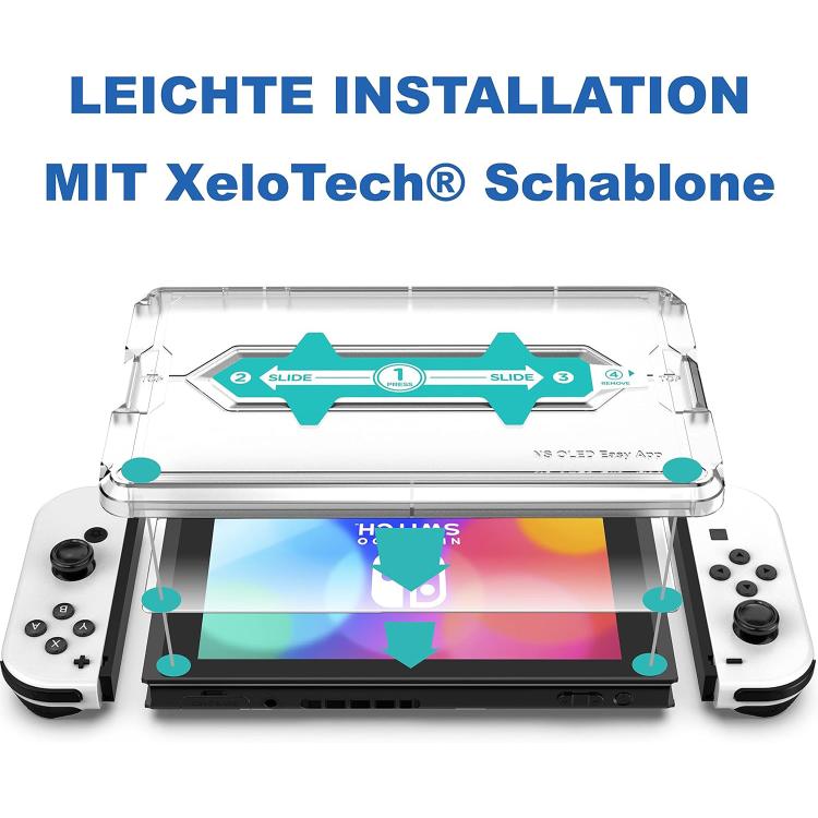 2.5D High Aluminum Tempered Glass Screen Protector, For Nintendo Switch OLED, For Nintendo Switch