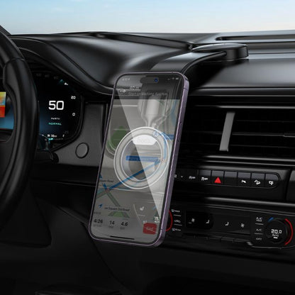 hoco H71 Totem Car Center Console Ring Magnetic Phone Holder, H71